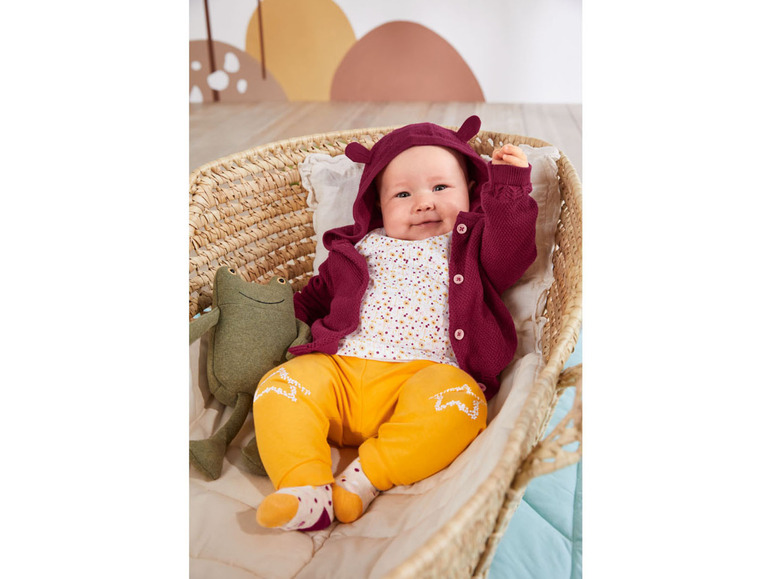 Gehe zu Vollbildansicht: LUPILU® Baby Mädchen Strickjacke, aus Bio-Baumwolle - Bild 41