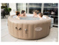 Ein Lay-Z-Spa aufblasbares Whirlpool mit vier Personen.