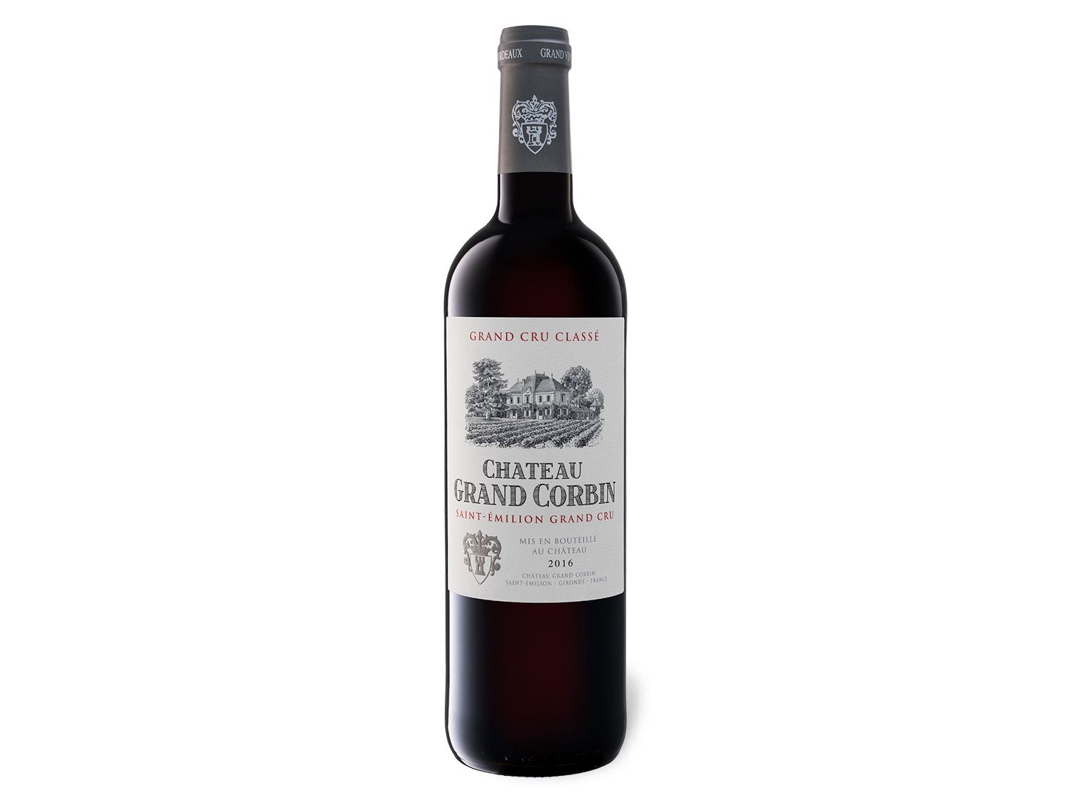 Château Grand Corbin Saint-Émilion Grand Cru AOC trocken, Rotwein 2018 Wein & Spirituosen Lidl DE