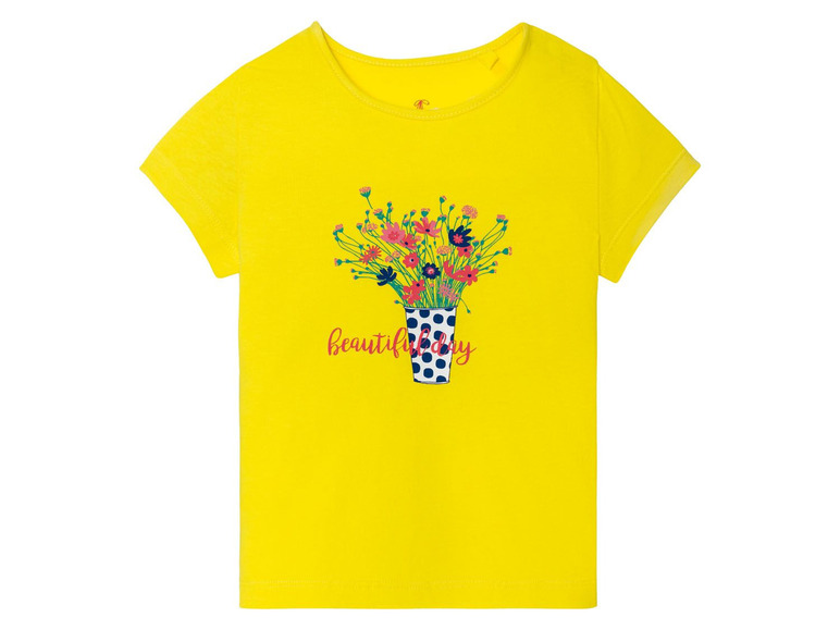 Gehe zu Vollbildansicht: LUPILU® Kleinkinder T-Shirts Mädchen, 3 Stück, mit Print - Bild 20