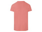 Ein rosafarbenes T-Shirt mit kurzen Ärmeln.