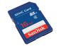 Eine 16 GB SDHC-Speicherkarte von SanDisk.