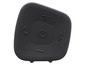 Schwarzer Bluetooth-Lautsprecher mit Bedienelementen.