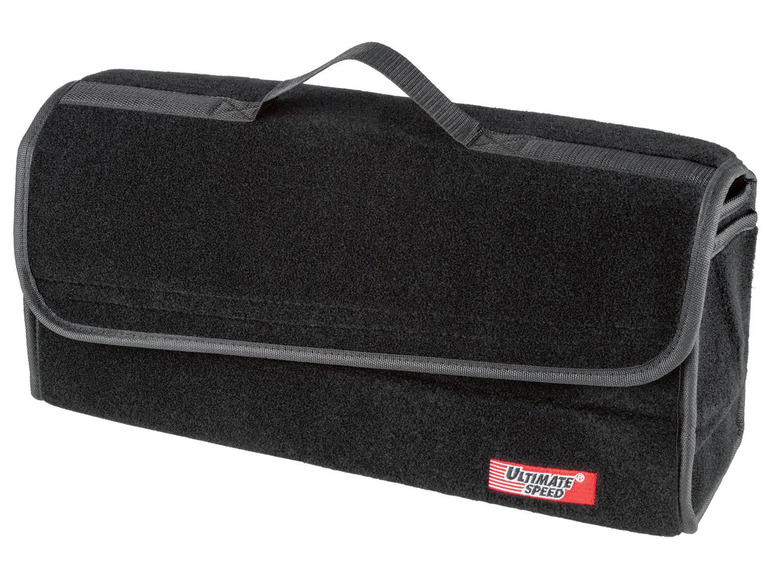 Schwarze Ultimate Speed ​​Aufbewahrungstasche für das Auto.