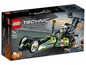 Lego Technic Set mit einem grünen Dragster