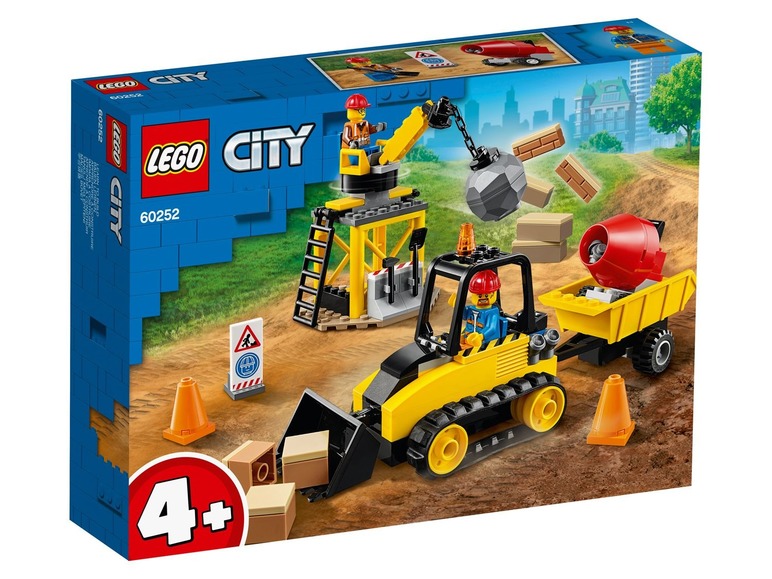Gehe zu Vollbildansicht: LEGO® City 60252 »Bagger auf der Baustelle« - Bild 1