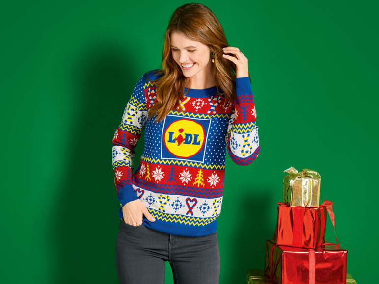 Gehe zu Vollbildansicht: ESMARA® Damen Lidl-Weihnachts-Pullover - Bild 2