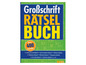 Ein Buch mit über 400 Rätseln in Großschrift, darunter Kreuzworträtsel, Schwedenrätsel und mehr.