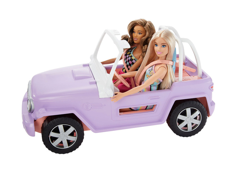 Gehe zu Vollbildansicht: Barbie Puppen mit Fahrzeug und Boot / Puppe mit Einhorn - Bild 3