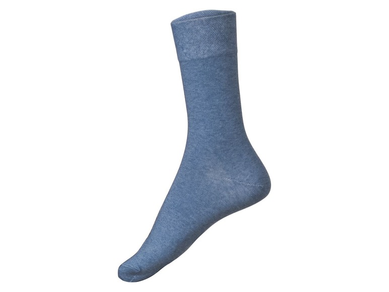 Gehe zu Vollbildansicht: LIVERGY® Socken Herren, 5 Paar, mit Pikeebund, verstärkte Ferse, Spitze, mit Baumwolle - Bild 9