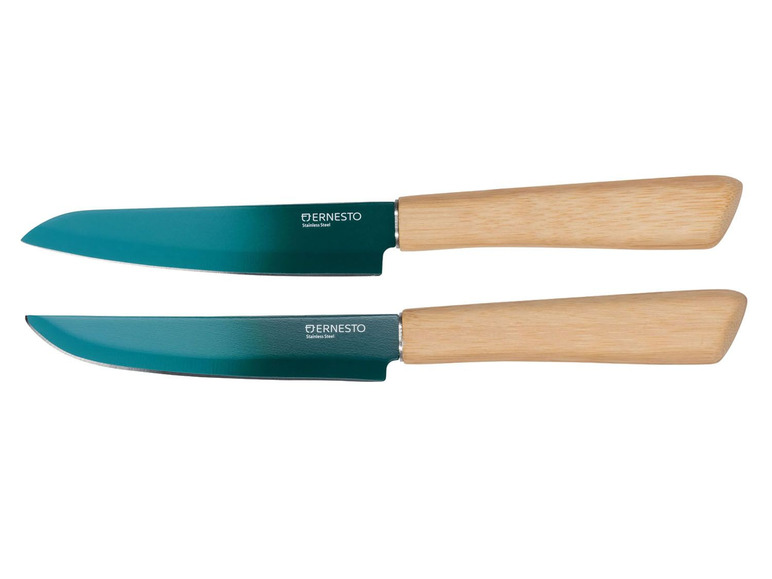 Gehe zu Vollbildansicht: ERNESTO® Messer mit Bambus-Griff - Bild 6