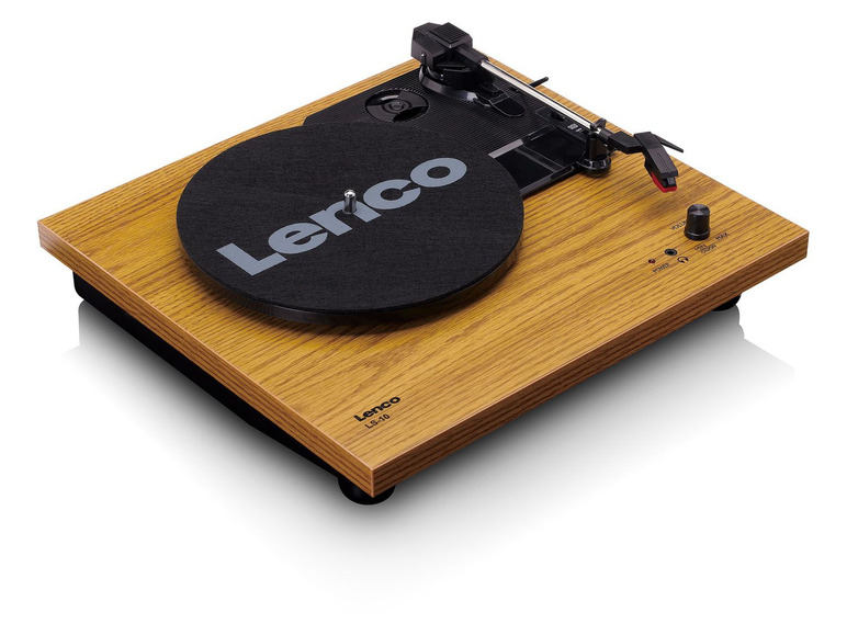 Gehe zu Vollbildansicht: Lenco LS-10 Plattenspieler im Holzgehäuse mit integrierten Lautsprechern - Bild 5