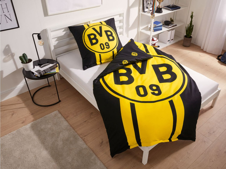 Gehe zu Vollbildansicht: Renforcé Bettwäsche »Borussia Dortmund«, 135 x 200 cm - Bild 3