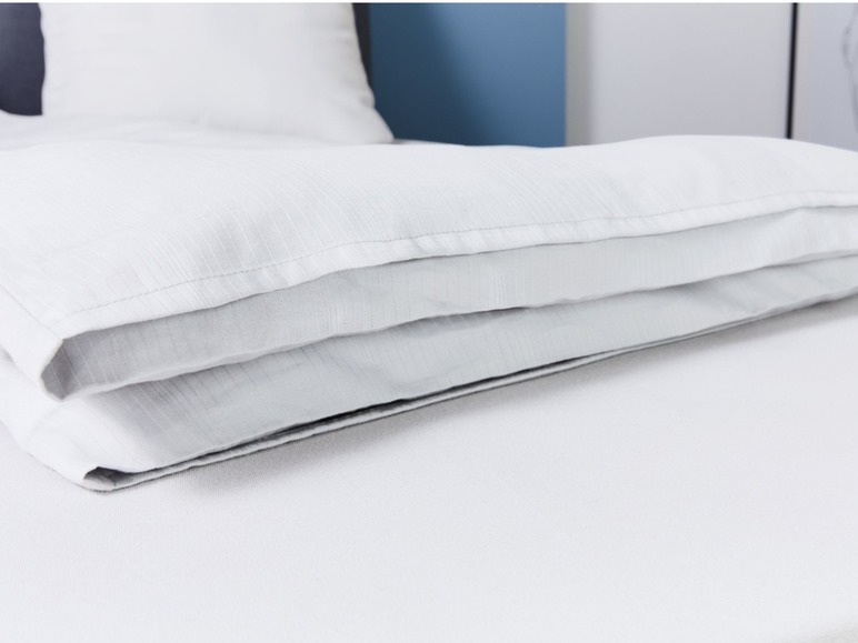 Gehe zu Vollbildansicht: MERADISO® Damast Bettwäsche, 135 x 200 cm, mit Hotelverschluss, aus reiner Baumwolle - Bild 7