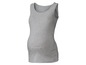 Ein graues Tanktop für Schwangere.