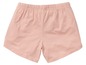 Rosa Shorts mit elastischem Bund.