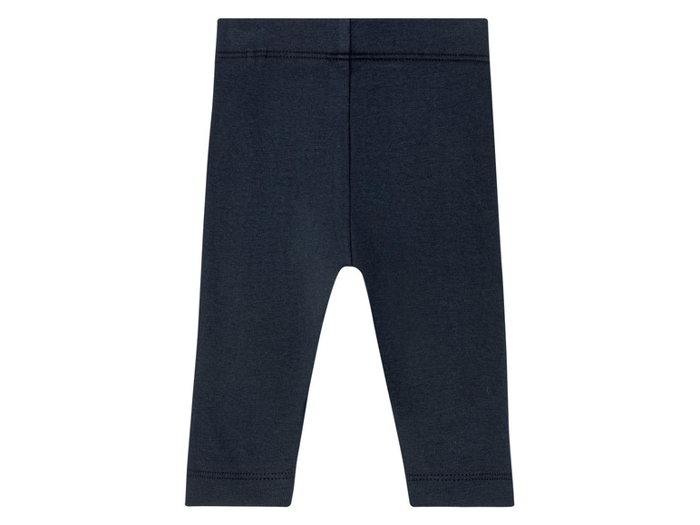 Dunkelblaue Leggings für Babys.
