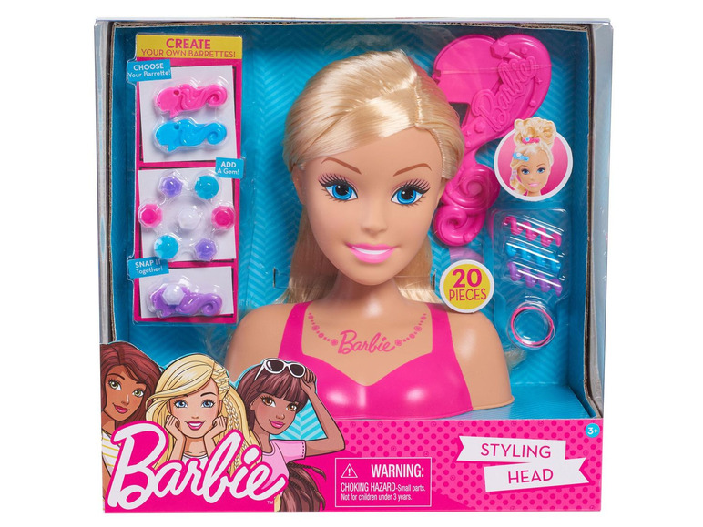 Gehe zu Vollbildansicht: Just Play Ltd. Barbie Small Styling Head - Blonde - Spielwaren - Bild 1