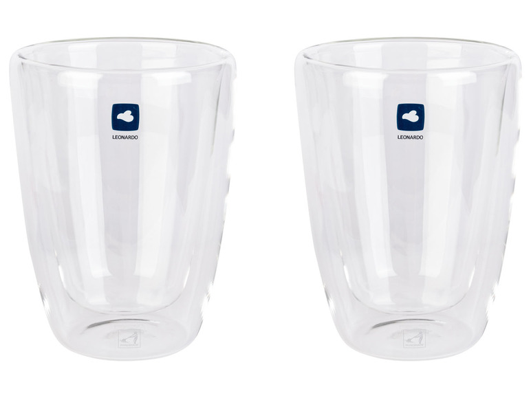 Zwei Glasbecher von Leonardo.