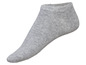 Eine graue Socke für den Knöchel