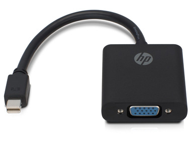 HP Mini DisplayPort auf VGA Adapter 0,1m, schwarz