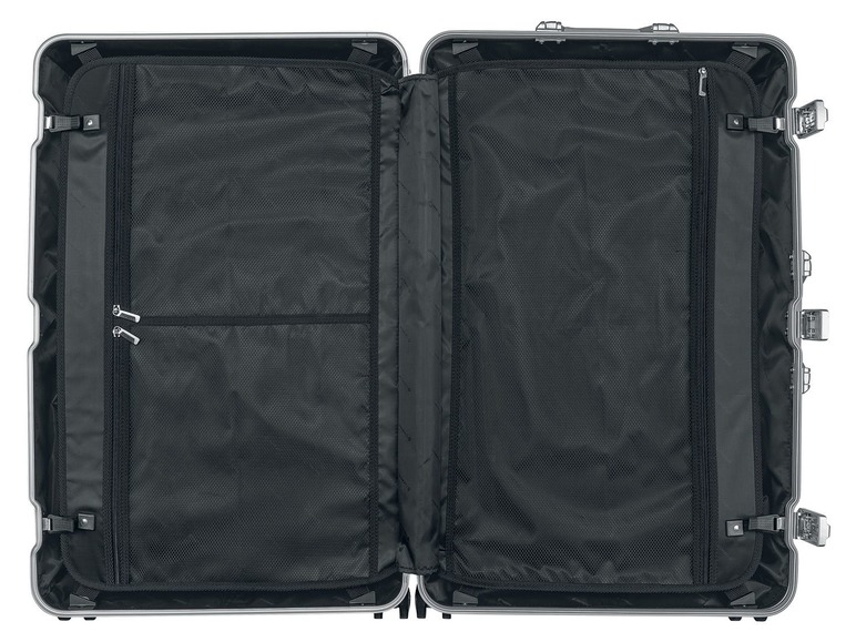 Gehe zu Vollbildansicht: TOPMOVE® Aluminium Koffer 89l, silber - Bild 3