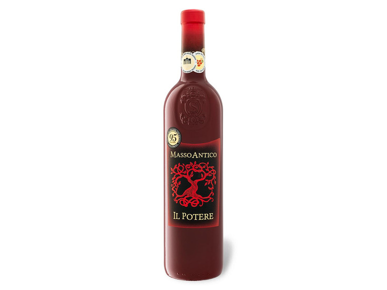 Gehe zu Vollbildansicht: Il Potere Masso Antico Rosso Puglia IGT halbtrocken, Rotwein 2020 - Bild 1