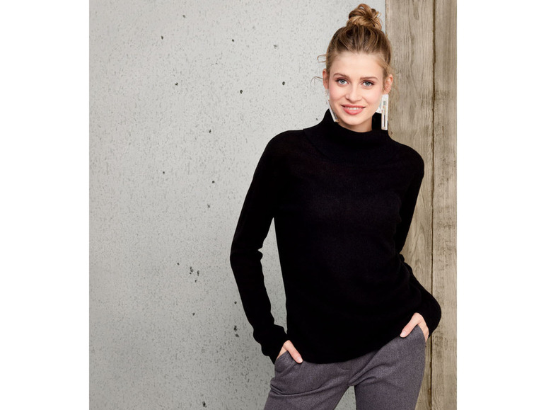 Gehe zu Vollbildansicht: esmara Damen Cashmere Pullover, besonders weich - Bild 7