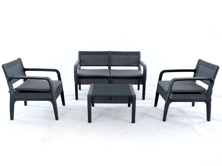 Gehe zu Vollbildansicht: Sol Garden Sofa Set »Miami«, 4-teilig, witterungsbeständig - Bild 1