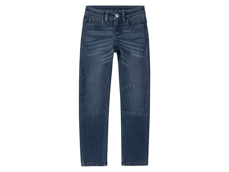 Eine blaue Jeans für Jungen.