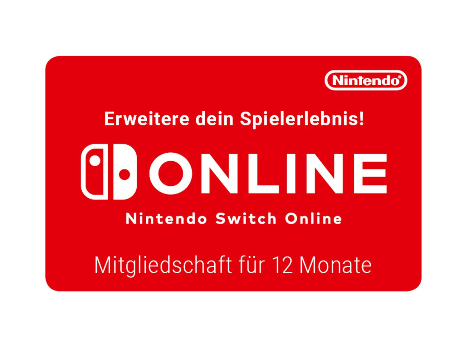 Switch Nintendo Mitgliedschaft Online 12-monatige -