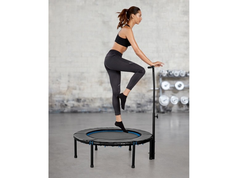 Gehe zu Vollbildansicht: CRIVIT® Fitness Trampolin, mit T-Griff, 112 cm Durchmesser, 120 kg Belastbarkeit - Bild 5