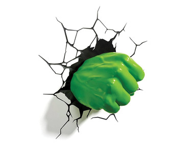 heo GmbH Lampe Marvel Hulk Fist 3D - Fanartikel
