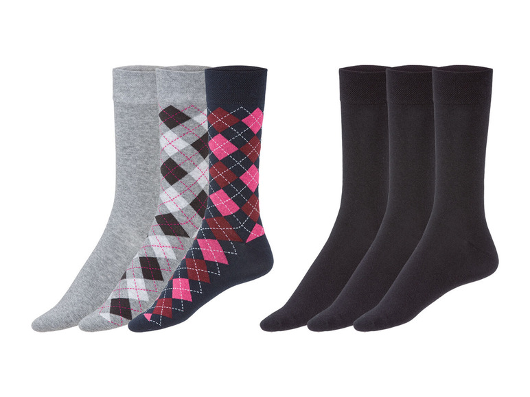 Gehe zu Vollbildansicht: LIVERGY® Herren Socken, 3 Paar, mit extra komfortablem Bündchen - Bild 1