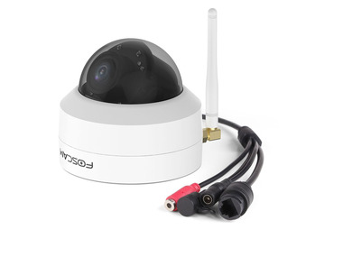 Foscam D4Z 4MP Dual-Band WLAN PTZ Dome Überwachungskamera mit 4-fach optischem Zoom, geschützt gegen Witterung und Vandalismus