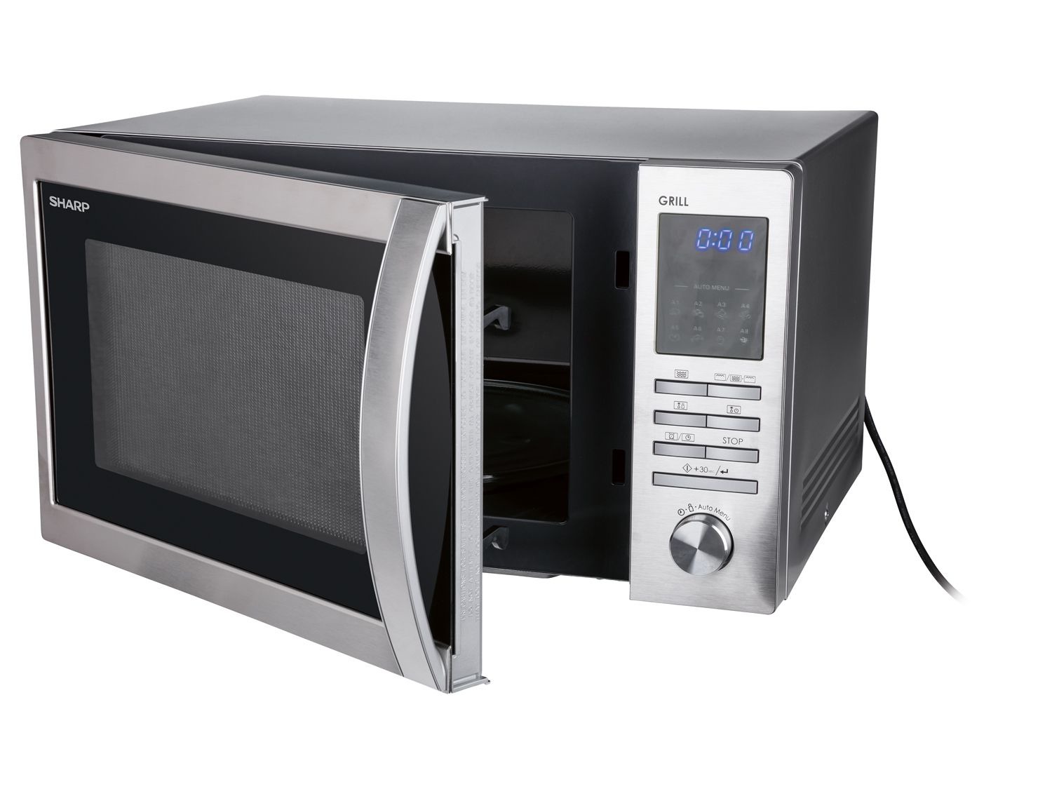 Sharp Mikrowelle, 900 Watt Leistung, 25 l Garraumvolum…