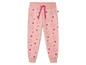 Rosa Jogginghose mit Herz-Print