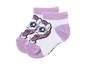 Zwei Paar My Little Pony Socken mit lila Akzenten.