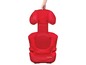 Ein roter Maxi-Cosi Kindersitz.