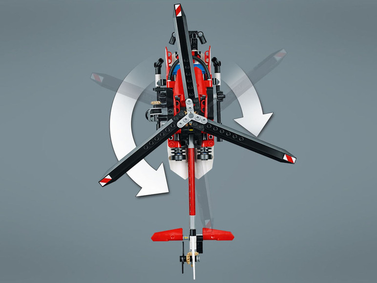 Gehe zu Vollbildansicht: LEGO® Technic 42092 »Rettungshubschrauber« - Bild 6