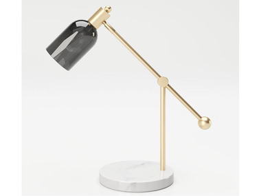 PLAYBOY Lampe »AMBER«, mit Schirm aus Glas