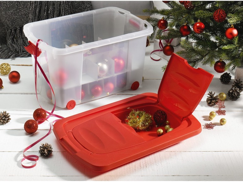 Gehe zu Vollbildansicht: CASSETTI® Aufbewahrungsbox für Weihnachtsbaumschmuck - Bild 8