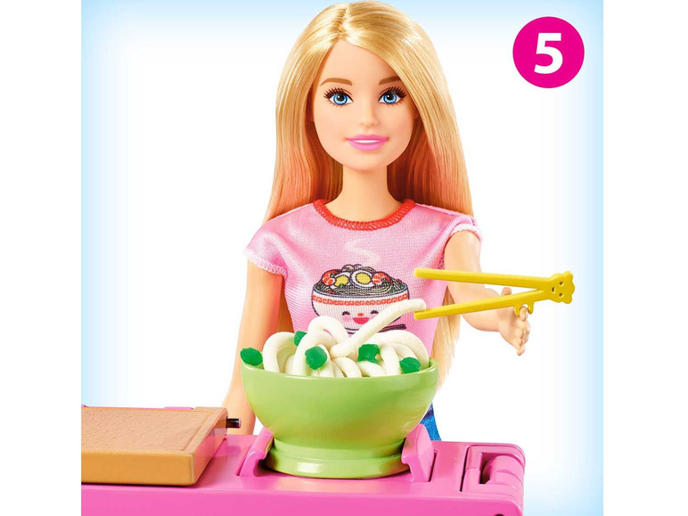 Gehe zu Vollbildansicht: Barbie Pasta-Spielset und Puppe (blond) - Bild 3