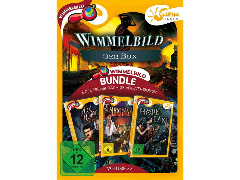 Gehe zu Vollbildansicht: smatrade GmbH Sunrise Games: Wimmelbild 3er Bundle 22 - CD-ROM DVDBox - Bild 1
