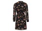 Schwarzes Kleid mit Blumenmuster