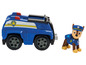 Ein blaues Paw Patrol Polizeiauto mit Chase