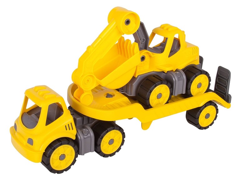 Gehe zu Vollbildansicht: BIG Spielfahrzeug Power Worker Mini Transporter & Bagger - Bild 2