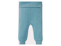 Blaue Babyhose mit Gummizug.