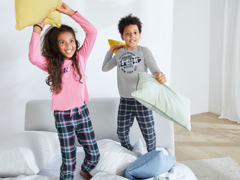 Gehe zu Vollbildansicht: PEPPERTS® Pyjama Wirk / Flanell Jungen, mit coolem Print - Bild 10