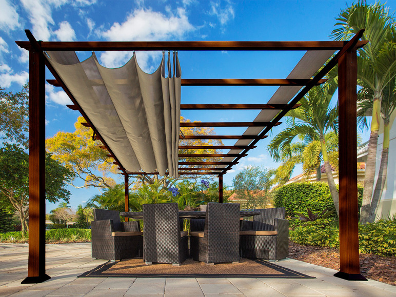 Gehe zu Vollbildansicht: Paragon Outdoor USA Alu Pavillon »Florida/Florenz« mit Sonnensegel - Bild 16